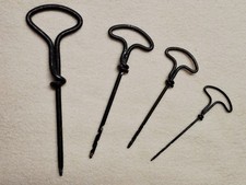 4 Antike handgefertigter