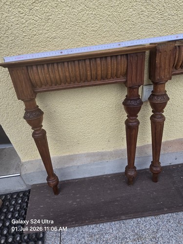 Antikes tischbeinset mit stege - mit,