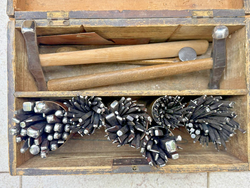 Altes goldschmied werkzeug - goldschmied,
