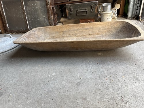 Antiker backtrog teigmulde aus - antiker,