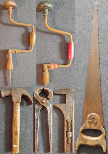 Sammlung antike handwerkzeugen - sammlung,