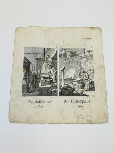 Antiker stich augsburg - stich,