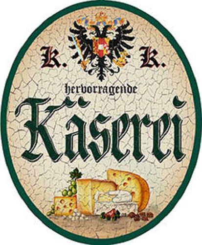 Käserei nostalgieschild - +,