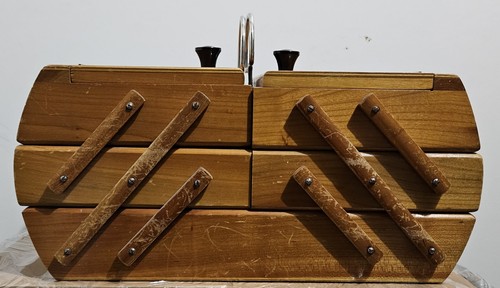 Nähkästchen aus holz mit - aus,
